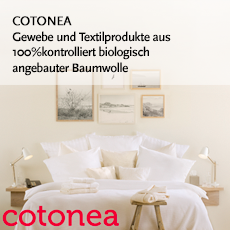 Biohotel partner cotonea mit nachhaltiger und fairer Bettwäsche