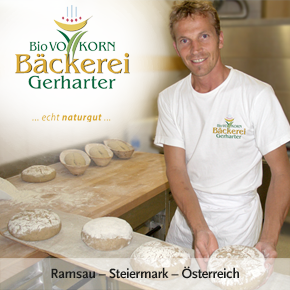Bio Restaurant Vollkorn Bäckerei Gerharter